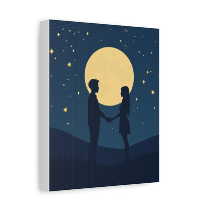 Moonlit Romance Matte Canvas