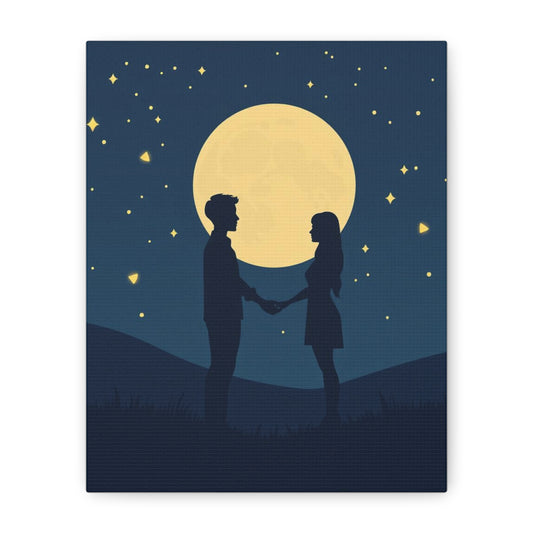 Moonlit Romance Matte Canvas