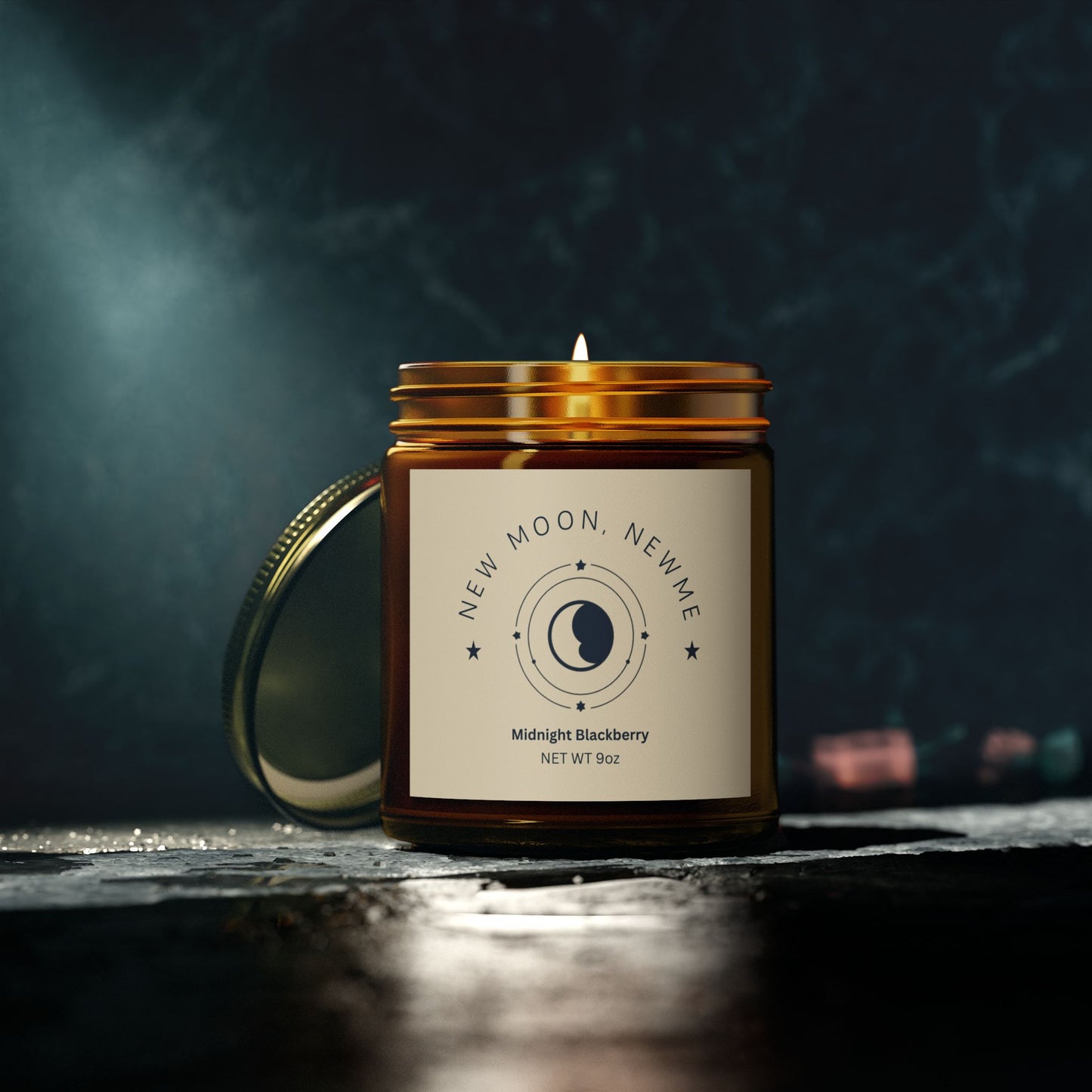 New Moon, New Me (Midnight Blackberry) 9oz Candle