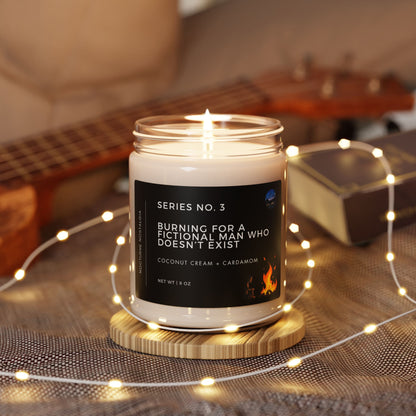 Fictional Men (Coconut Cream + Cardamom), 9oz Candle